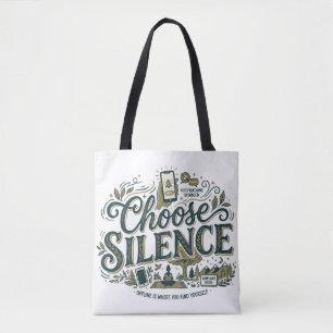 Bolso De Tela Elige el Silencio