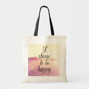Bolso De Tela Elijo ser feliz