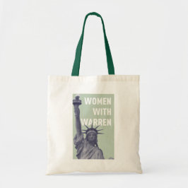 Bolso De Tela Elizabeth Warren - mujeres con señora Liberty de