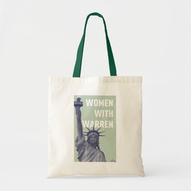 Bolso De Tela Elizabeth Warren - mujeres con señora Liberty de (Frente)