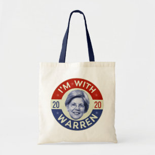 Bolso De Tela Elizabeth Warren Presidente 2020 Demócrata Pic Ret