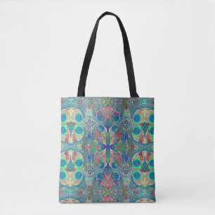 Bolso De Tela Ella azul