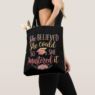 Bolso De Tela Ella Creía Que Podía Así Que Lo Dominó
