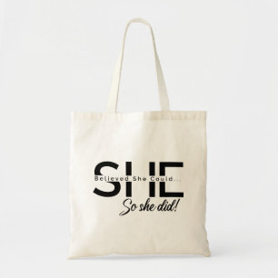 Bolso De Tela Ella Creía Que Podía Así Que Lo Hizo