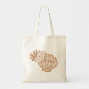 Bolso De Tela Ella dijo que sí Boho Beach Seashell Despedida de