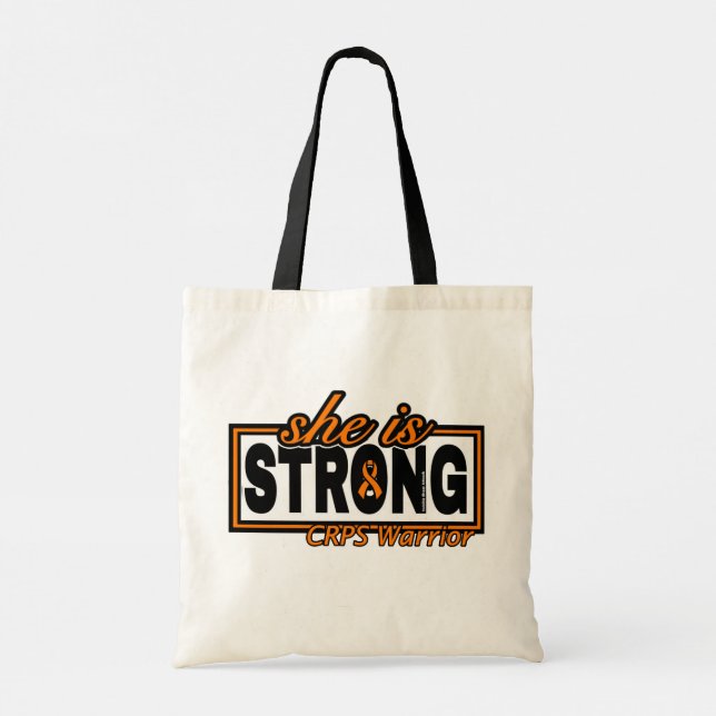 BOLSO DE TELA ELLA ES FUERTE... CRPS (Reverso)