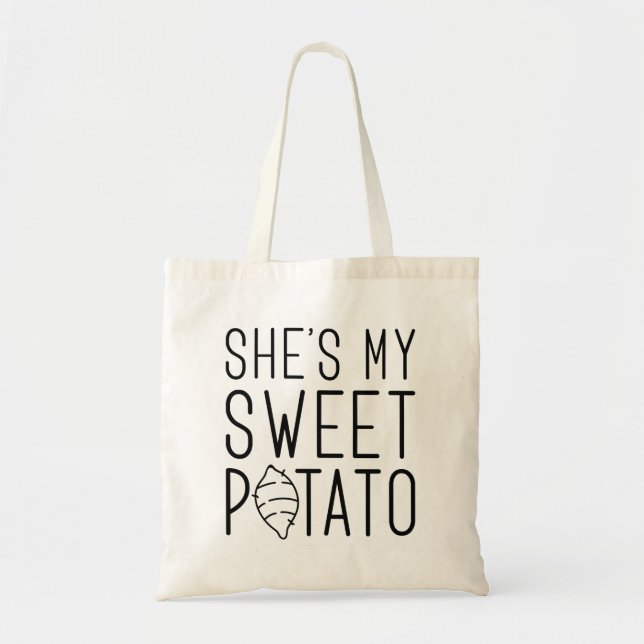 Bolso De Tela Ella es mi batata dulce (Frente)
