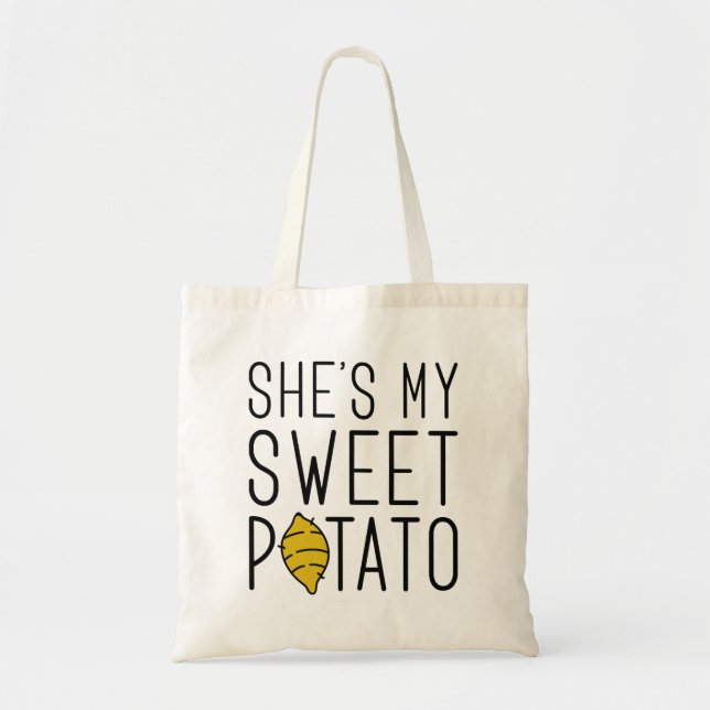 Bolso De Tela Ella es mi batata dulce (Frente)