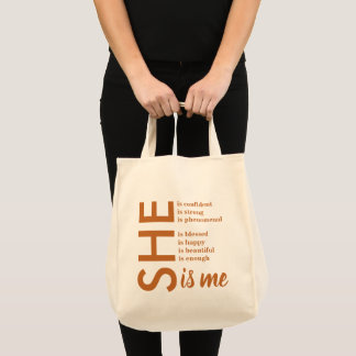 Bolso De Tela Ella Es Segura Fuerte Fenomenal Ella Es Yo