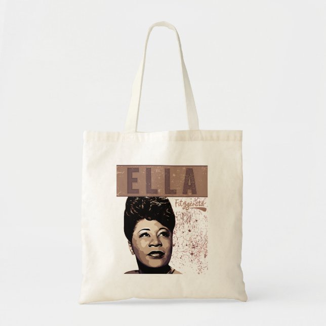 Bolso De Tela Ella Fitzgerald (Frente)