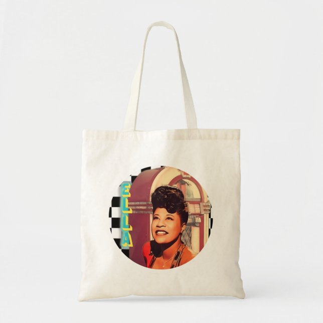 Bolso De Tela Ella Fitzgerald (Frente)