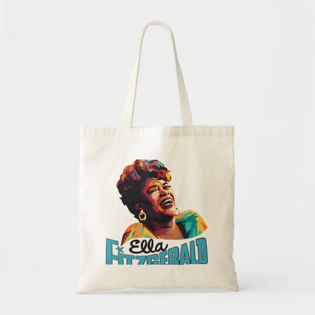 Bolso De Tela Ella Fitzgerald (Frente)