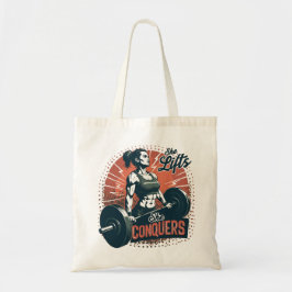 Bolso De Tela Ella Levanta, Ella conquista