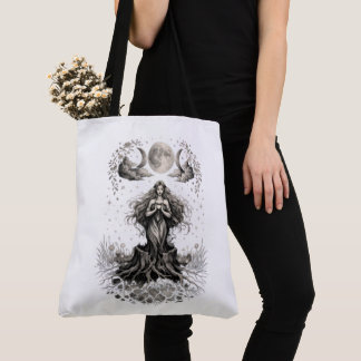 Bolso De Tela “Ella Que Florece desde la Sombra”