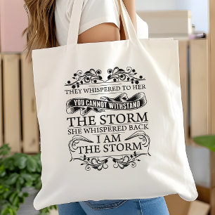 Bolso De Tela Ella Susurró De Vuelta Yo Soy La Tormenta