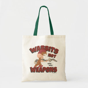Bolso De Tela ELMER FUDD™ & BUGS BUNNY™ "Wabbits Not Weapons"