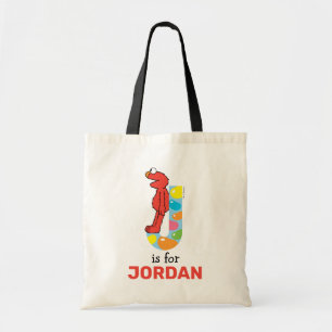 Bolso De Tela Elmo Alfabeto   J Jelly Bean