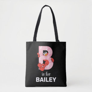 Bolso De Tela Elmo Alphabet   B Burbujas