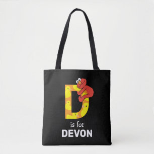 Bolso De Tela Elmo Alphabet D Pato