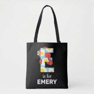 Bolso De Tela Elmo Alphabet   E Huevos