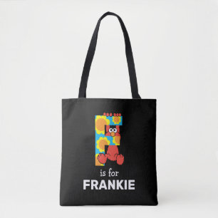 Bolso De Tela Elmo Alphabet   F Flores
