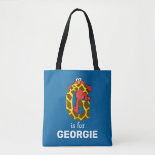 Bolso De Tela Elmo Alphabet G Giraffe
