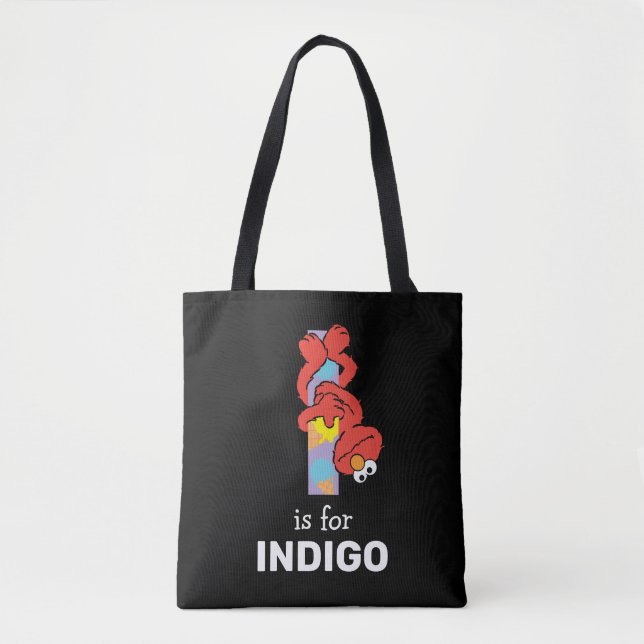 Bolso De Tela Elmo Alphabet | I Helado (Anverso)