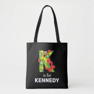 Bolso De Tela Elmo Alphabet K Kiwi