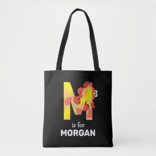 Bolso De Tela Elmo Alphabet M Music
