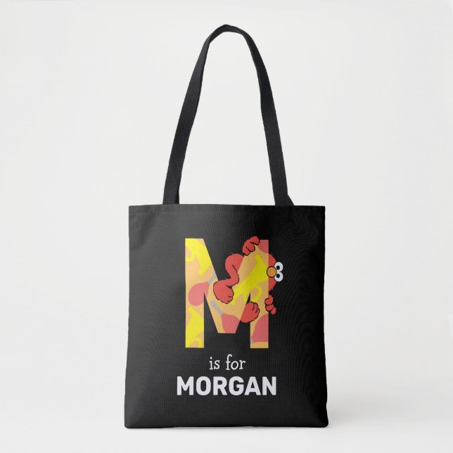 Bolso De Tela Elmo Alphabet | M Music (Anverso)