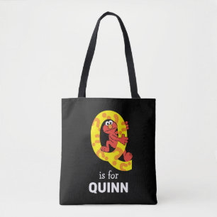 Bolso De Tela Elmo Alphabet   Q Pregunta