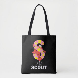 Bolso De Tela Elmo Alphabet S Star