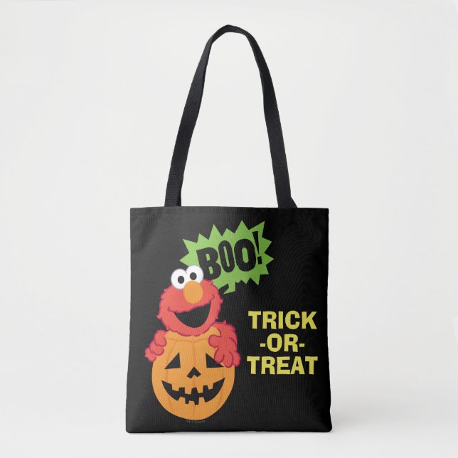 Bolso De Tela Elmo - Boo (Anverso)