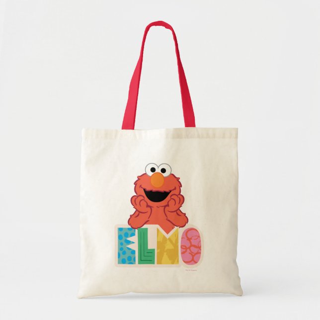 Bolso De Tela Elmo Cute y Diversión (Frente)
