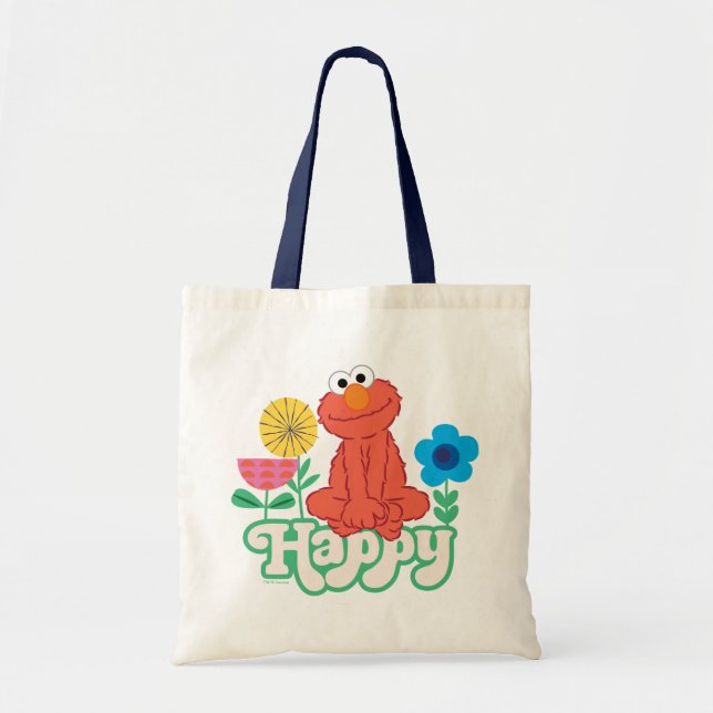 Bolso De Tela ¡Elmo Happy! (Frente)