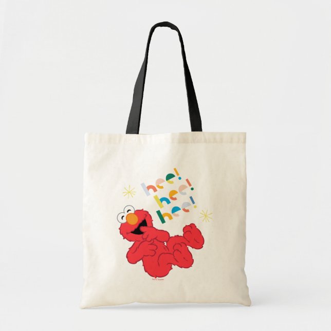 Bolso De Tela ¡Elmo Hee! ¡Aquí! ¡Aquí! (Frente)