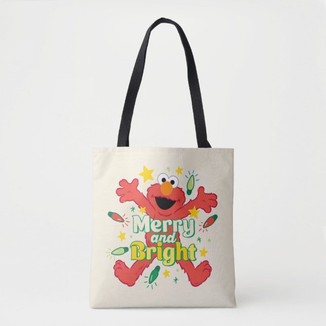 Bolso De Tela Elmo | Merry y Bright (Anverso)