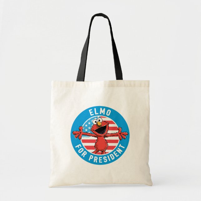 Bolso De Tela Elmo para presidente - Bandera (Frente)