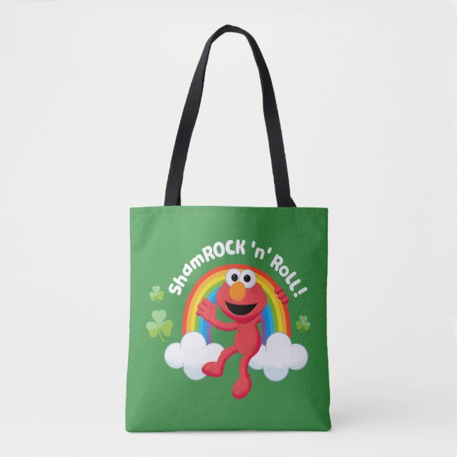 Bolso De Tela Elmo | Shamrock 'n' Roll Arcoiris (Anverso)