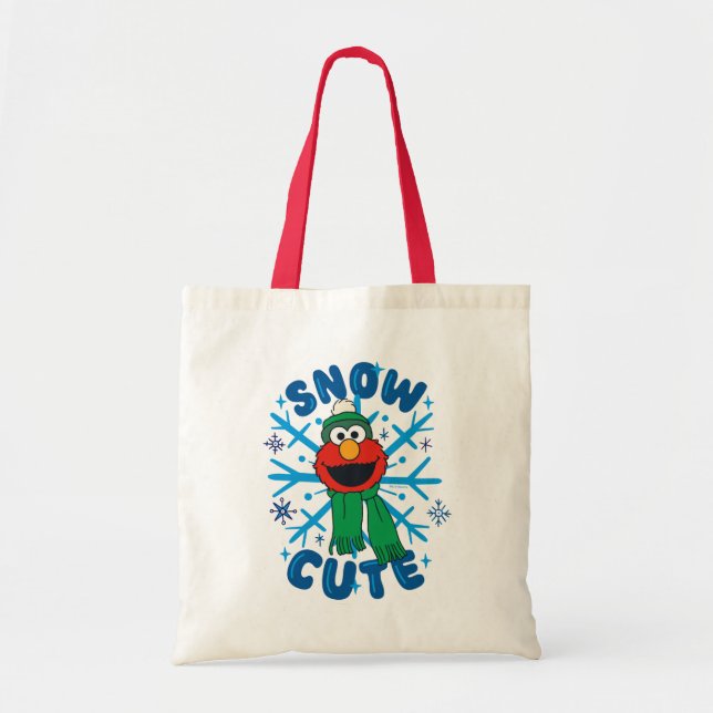 Bolso De Tela Elmo Snow Cute (Frente)