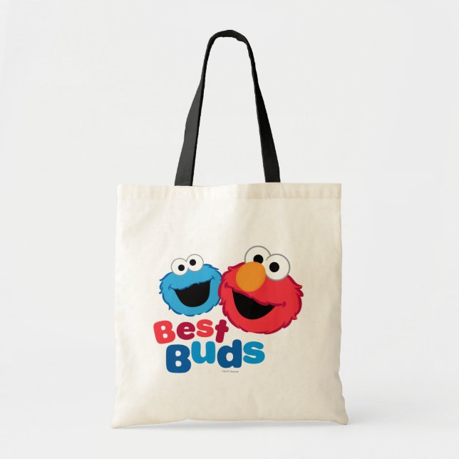 Bolso De Tela Elmo y Cookie Amigos (Frente)