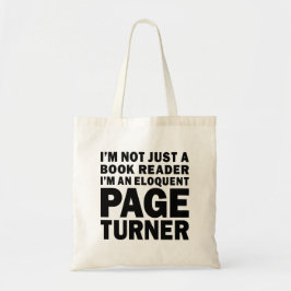 Bolso De Tela Eloquent Page Turner Bookish Lover