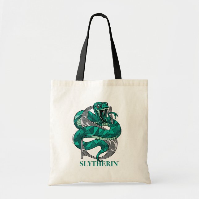 Bolso De Tela Emblema cruzado SLYTHERIN™ (Frente)