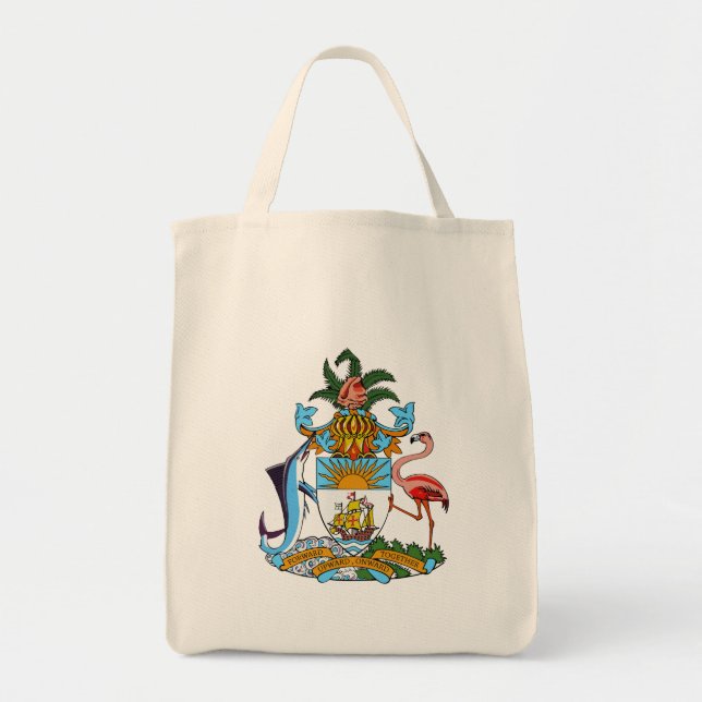 Bolso De Tela emblema de bahamas (Frente)