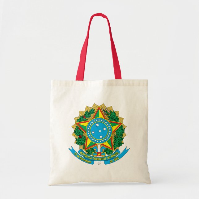 Bolso De Tela emblema de brasil (Frente)