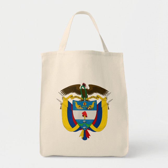 Bolso De Tela emblema de colombia (Frente)