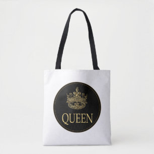 Bolso De Tela Emblema de la Reina y la Corona