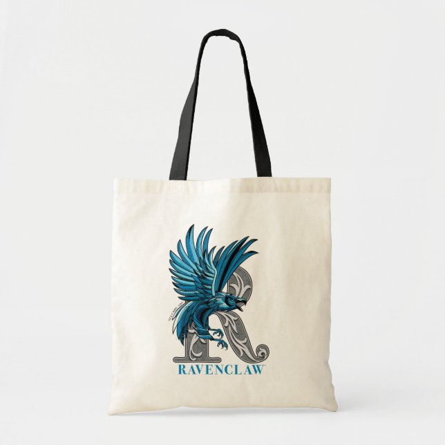 Bolso De Tela Emblema de rayas de RAVENCLAW™ (Frente)