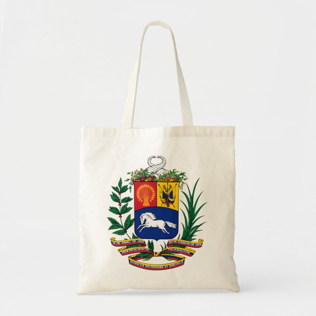 Bolso De Tela emblema de venezuela (Frente)