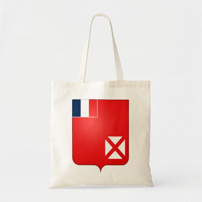 Bolso De Tela emblema de wallis y futuna (Frente)